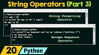 String Operators in Python Part 3