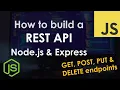 How to Build a REST API with Node js and Express Tutorial