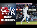 Yankees vs Cardinals Game Highlights 26 MLB Highlights
