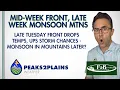 Wednesday Storm Risk Then the Monsoon Builds Back Across Southern Colorado