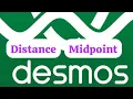 DESMOS Distance Midpoint