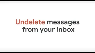 Recover deleted messages in Gmail