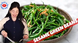 🌱🧄🌶️Sesame Green Beans