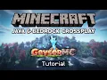 Minecraft Java Bedrock Crossplay Server GeyserMC Tutorial