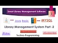 Library Management System Part-2 Java Project Netbeans MySQL to install check description