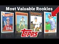 60 Topps Baseball Cards Worth A LOT of Money - SURPRISINGLY Valuable ROOKIE Topps Cards