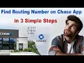 Find Routing Number on Chase App in 3 Simple Steps Full Guide