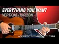 Download Lagu Everything You Want - Vertical Horizon (Acoustic Tutorial with Tabs)