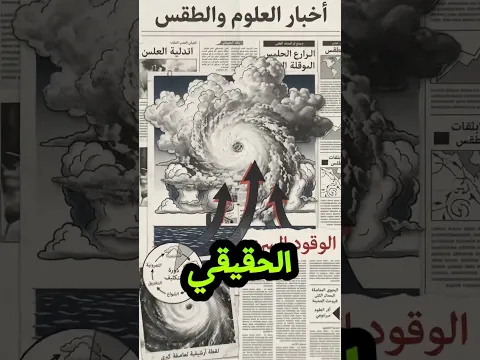 كيف يتحول ماء دافئ إلى إعصار مدمر؟ 🌪️ #shortvideo