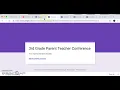 Parent Teacher Conferences with Google Forms