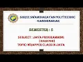 LECT 10 UNIT 2 Wrapper class in JAVA