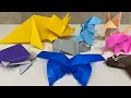 Unfolding Origami ASMR Animal Theme Part 1 no talking just crinkling sounds