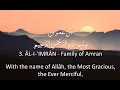 Download Lagu Surah 3 - Al Imran: 🔊 ENGLISH ONLY Recitation with Arabic Subtitles. Nature Backgrounds