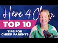 10 Ways to Be a Great Cheer Parent Cheer Mom Gym Owner Advice from Megan Gomarlo