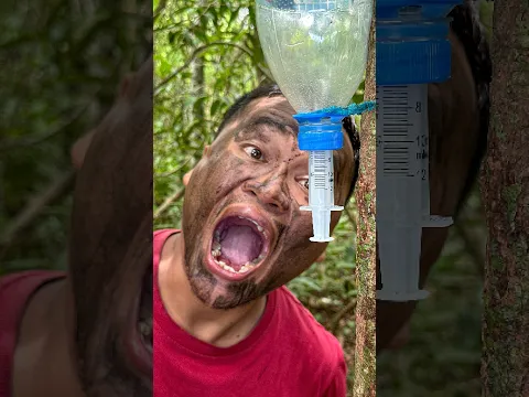 I Tried This Simple Water Saving Trick in the Forest 🧼