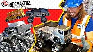 Tow Trucks for Kids Handyman Hal builds a Tow Truck at Ridemakerz