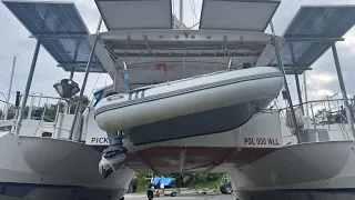 Launching the boat