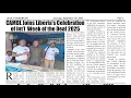 Daily Observer features CAMDL today Get a copy now