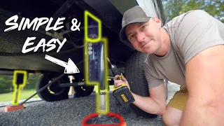 How To Manually Retract RV Landing Gear Auto Levelers And Electric Awnings