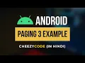 Paging 3 Android Tutorial Infinite Scrolling Android Tutorial - CheezyCode