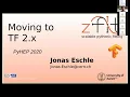 PyHEP 2020 TensorFlow2 and zfit