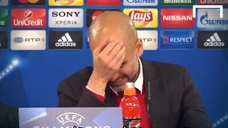 Pep forgets which language he s supposed to speak
