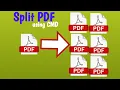 How to split PDF pages using cmd command line interface