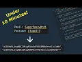 Create A Password Manager In UNDER 10 Minutes