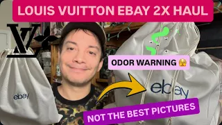 Louis Vuitton Ebay DOUBLE BAG HAUL There Was An Odor Warning