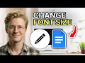 How to Change Font Size in Google Docs - Easy Guide 2026