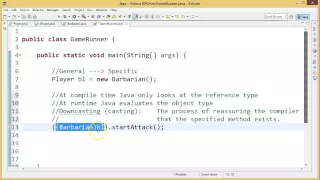 Class Hierarchies - Example RPG Data Class pt2 Downcasting