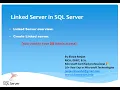 Linked Server in SQL Server