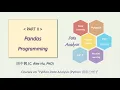 Python Data Analysis PART II - Pandas Programming