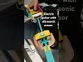 Electric guitar with ultrasonic sensor made out of LEGO #ElectricalEngineering