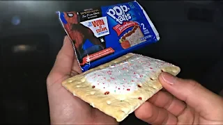 Frosted Strawberry Pop Tarts Spiderman cover - Kellogg s review 02