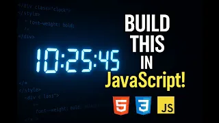 Create a Digital Clock Using HTML CSS JavaScript Real-Time Clock Tutorial
