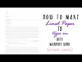 Create Lined Paper using Microsoft Word any version that you can also TYPE on School Lined Paper
