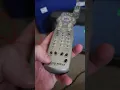 TWC 1056B01 universal remote changes to AV input on Toshiba 13A21
