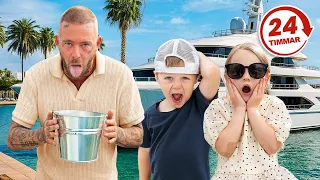 BOR 24H PÅ EN LYXYACHT