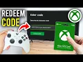 How To Redeem Xbox Gift Card On Xbox Series - Step By Step