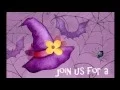 How to design Halloween party invitation card using watercolor clipart