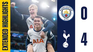 man city 0 4 tottenham hotspur extended premier league highlights spurs run riot in manchester