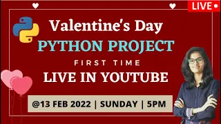 Live Python project for your CV Live project Fun with data science Live coding