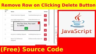 Ep79 - Remove row from table using checkbox