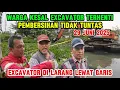 Download Lagu WARGA KESAL EXCAVATOR TERHENTI TIDAK BISA TUNTASKAN PEMBERSIHKAN SAMPAH #dedimulyadi