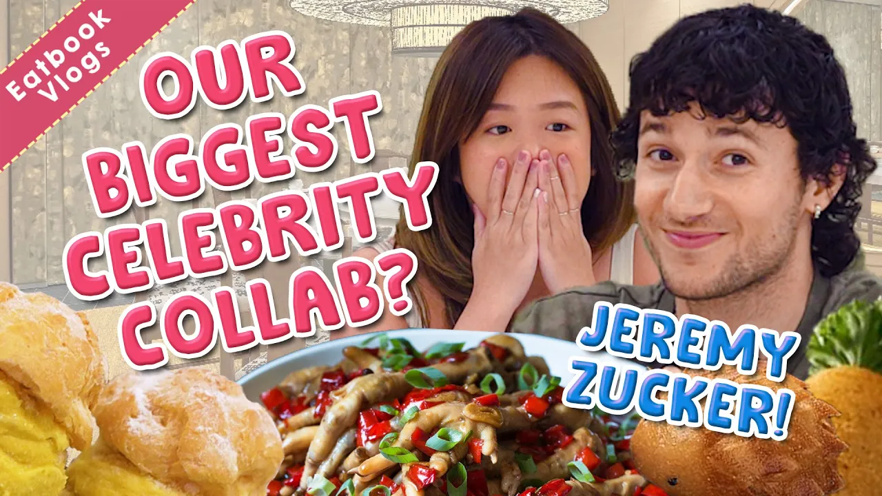 American Singer Tries Chicken Feet & Durian?! (feat Jeremy Zucker)   Eatbook Vlogs   EP 101