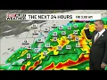 Tracking storms as they move across the area