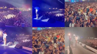 shocking how thousands of whites were jamming with hands up stonebwoy s performance in france 
