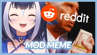 Lily watches a GOD LIKE meme from her mod on reddit