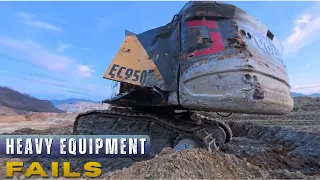 Dangerous Heavy Equipment Fails Wins Compilation Extreme Truck Moments Operator Mistakes
